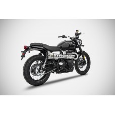 ZARD Limited Edition HIGH MOUNT Exhaust for Triumph Street Scrambler ZARD Limited Edition HIGH MOUNT Exhaust for Triumph Street Scrambler